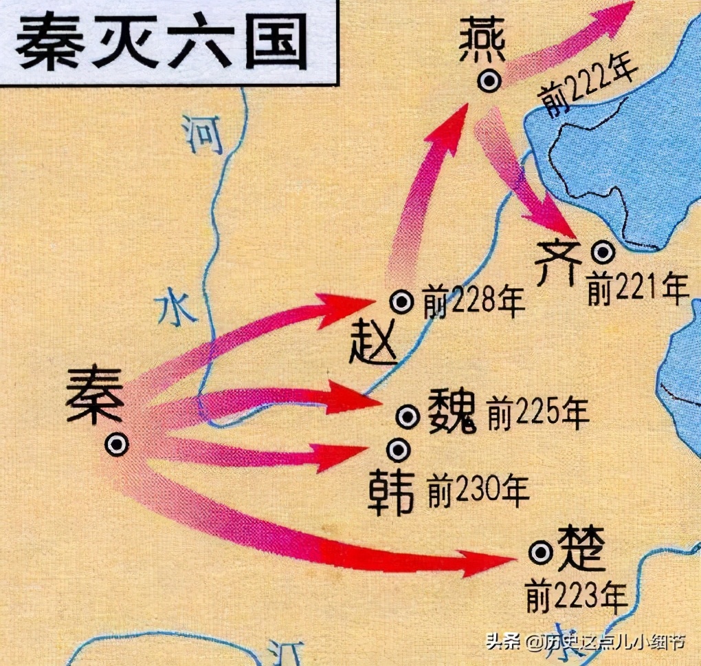 如何记住战国七雄各自的灭国时间和顺序？只要掌握它就可以了