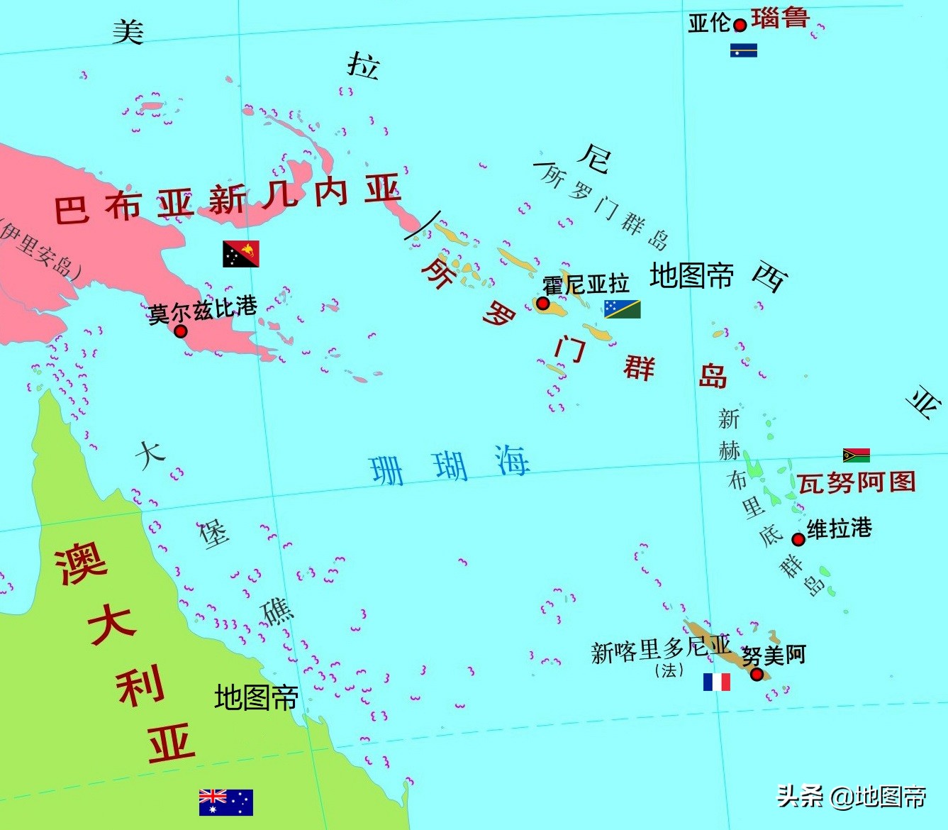 所罗门群岛在哪？几十万人的国家为何影响力这么大