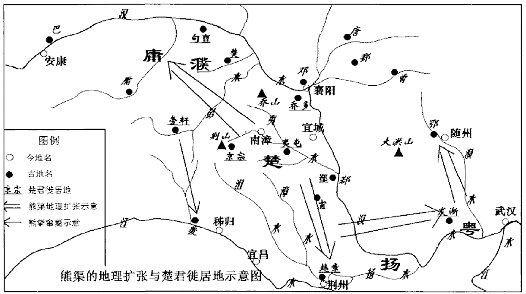 历史上，对于楚国崛起，有至关重要作用的四位杰出国君