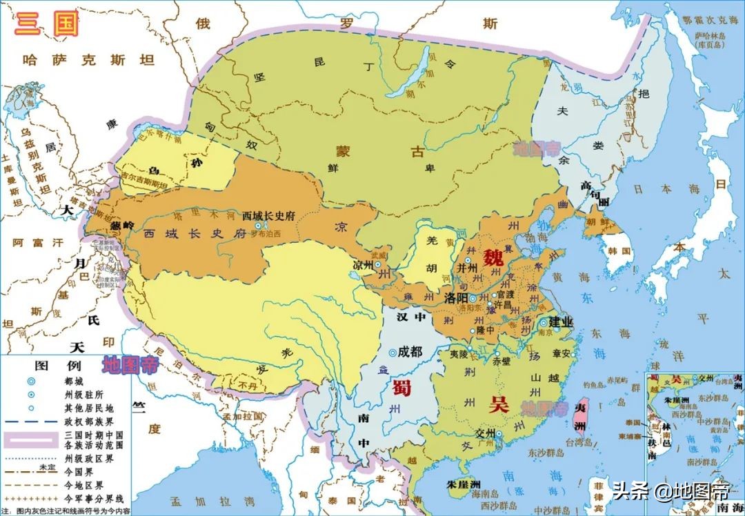 地图上的三国（15幅地图）